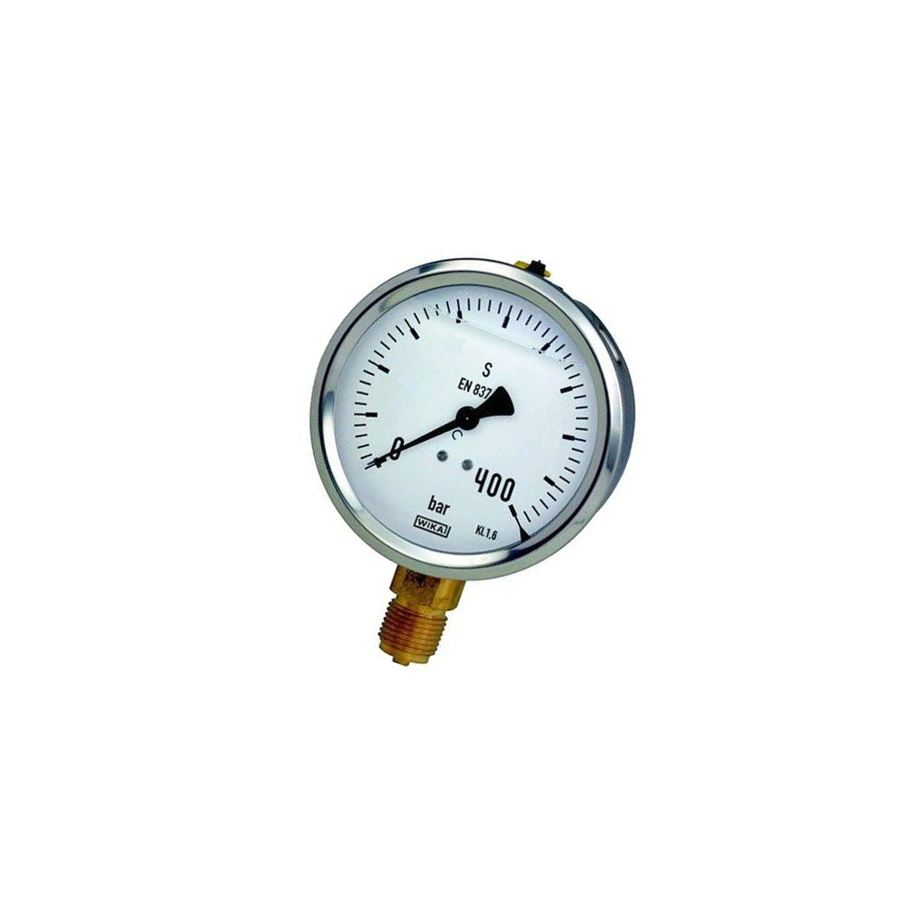 WIKA Manometer 0-10 Bar - Präzisionsdruckmesser G 1/4 Gewinde